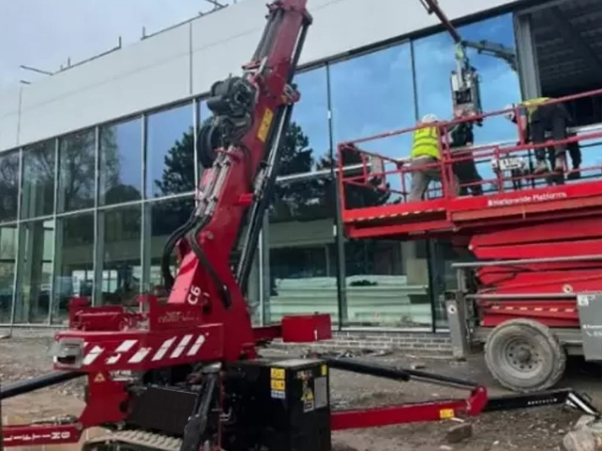 Commercial Crane Hire Glass Lifts Staffordshire